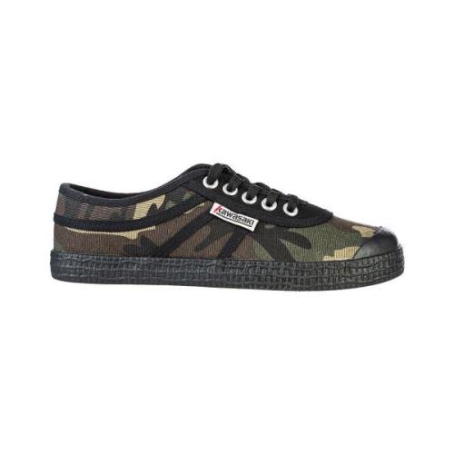 Sneakers Kawasaki Camo Canvas Shoe K202417 3038 Olive Night