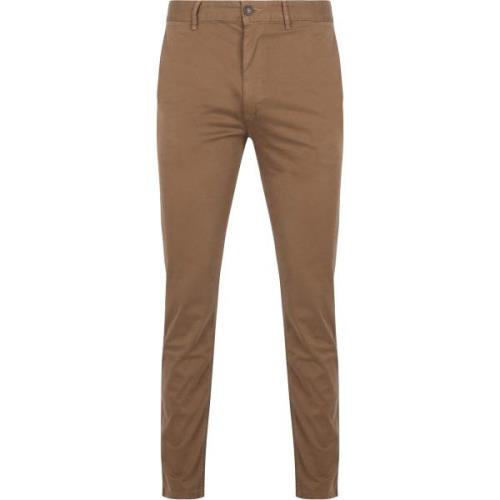 Broek BOSS Chino Slim Bruin