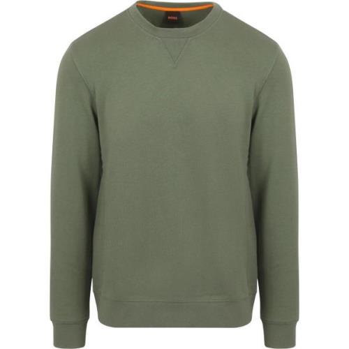 Sweater BOSS Sweater Westart Open Groen