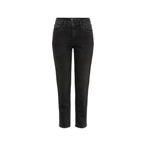 Broek Y.a.s YAS Noos Calças Zeo - Dark Grey Denim