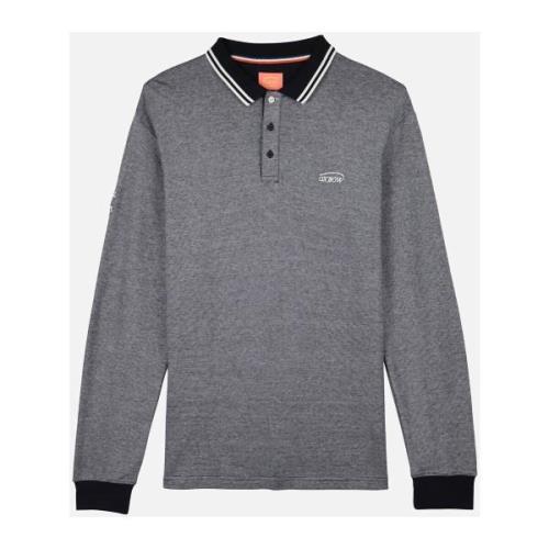 Polo Shirt Korte Mouw Oxbow Poloshirt met interlocktextuur en lange mo...