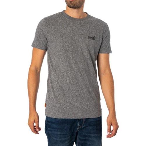 T-shirt Korte Mouw Superdry Essentieel EMB-T-Shirt Met Logo