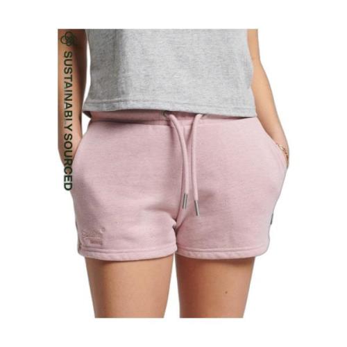 Korte Broek Superdry Short en jersey et coton bio femme Vintage Logo