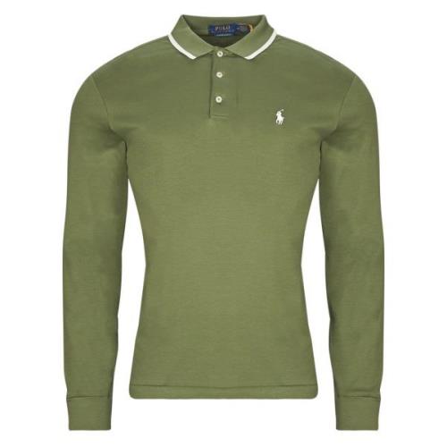 Polo Shirt Lange Mouw Polo Ralph Lauren POLO COUPE DROITE AJUSTEE EN P...