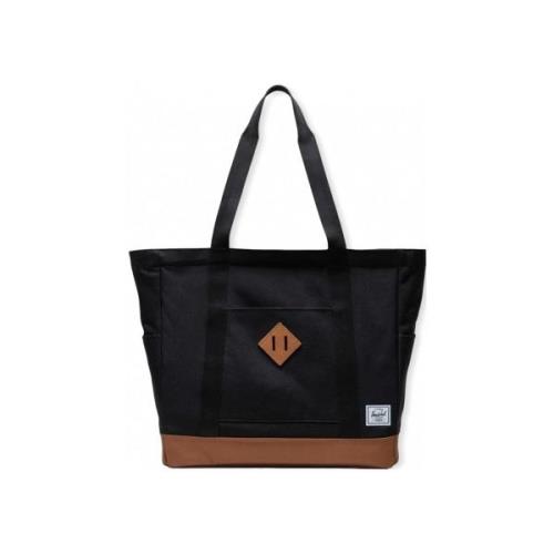 Rugzak Herschel Heritage Tote - Black/Saddle Brown