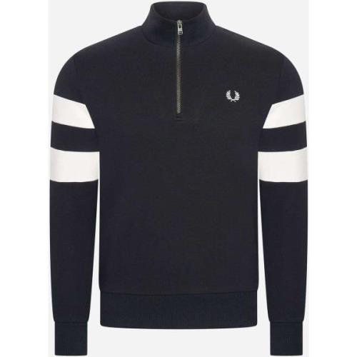 Trui Fred Perry Tipped sleeve half zip