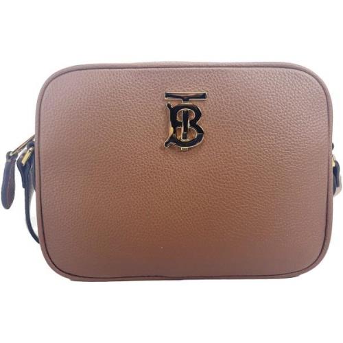 Handtas Burberry Lederen camera crossbody tas met verstelbare riem en ...