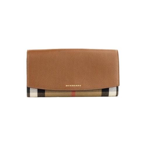 Handtas Burberry Rode kiezel lederen camera crossbody tas