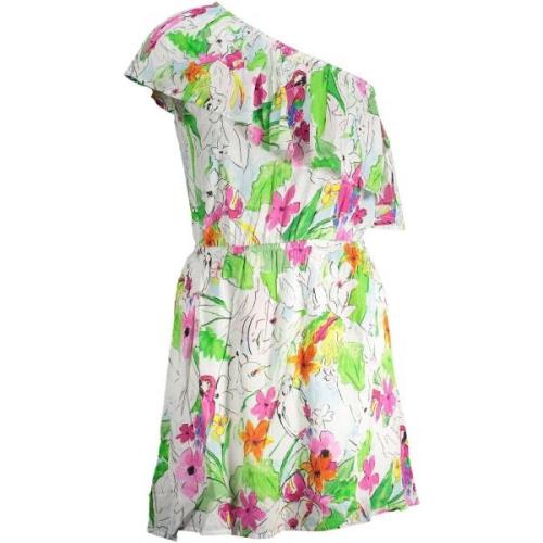 Jurk Desigual Viscose jurk met een schouder