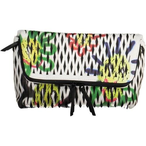 Handtas Desigual Handtas met contrasterende details en meerdere compar...