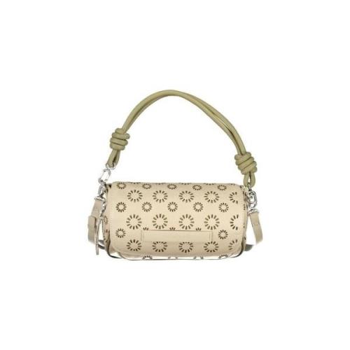 Handtas Desigual Bolsa de hombro Floral Schoudertas Beige