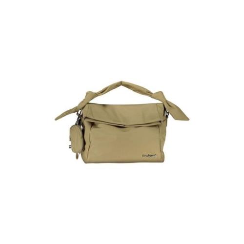 Handtas Desigual Strik Tas Beige