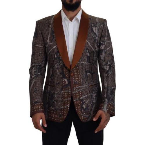 Blazer D&amp;G blazer met apenprint