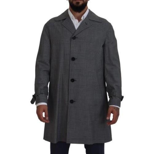 Trainingsjack D&amp;G Geruite wollen trenchcoat