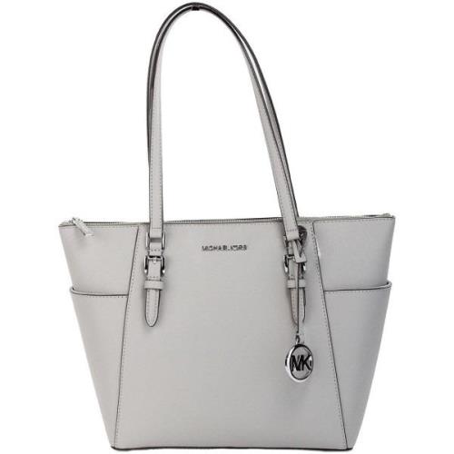 Boodschappentas MICHAEL Michael Kors Jet Set Travel Large Tote Grijs