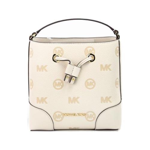 Handtas MICHAEL Michael Kors Jet Set Ketting Crossbody Tas Creme