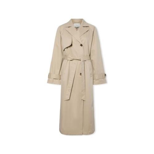 Mantel Y.a.s YAS Plena Pleated Jacket - Brown Rice