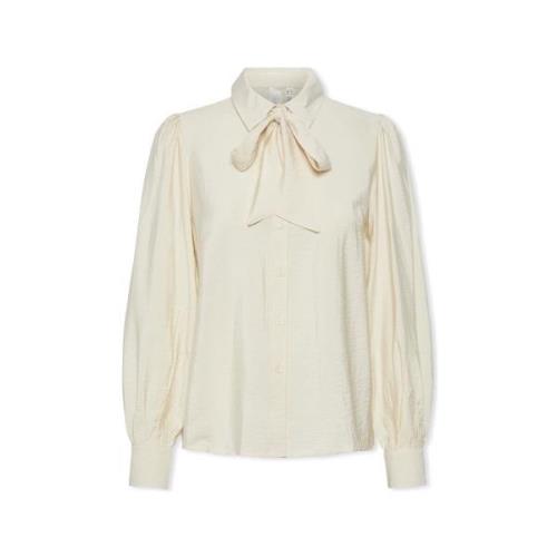 Blouse Y.a.s YAS Noos Pil Bow Shirt - Birch