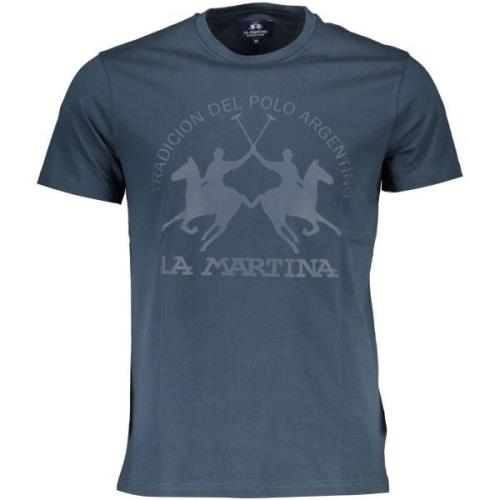 T-shirt La Martina T-shirt met logo met ronde hals