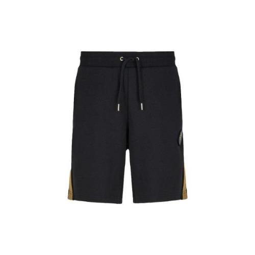 Korte Broek Ea7 Emporio Armani World Of Football Bermuda Shorts - Blac...