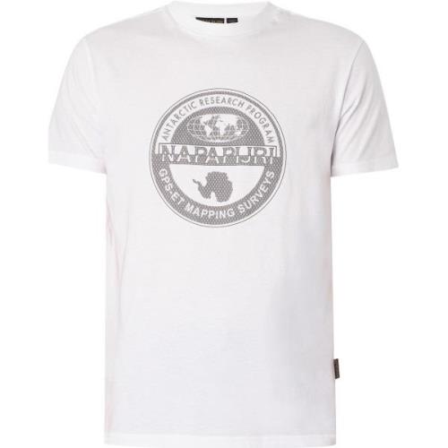 T-shirt Korte Mouw Napapijri Bollo Normaal T-Shirt