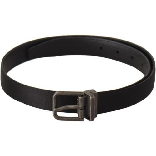 Riem D&amp;G Vintage metalen gesp lederen riem