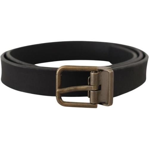 Riem D&amp;G Klassieke lederen riem met vintage metalen gesp