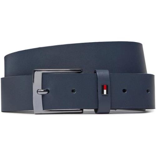 Riem Tommy Hilfiger marineblauwe leren riem voor heren