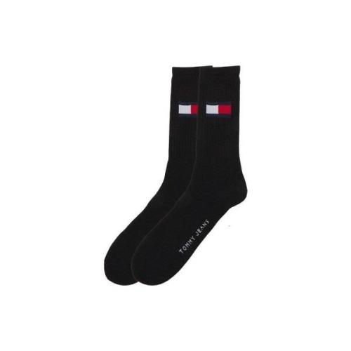 Sokken Tommy Hilfiger 2 Pack Flag Logo Socks Black