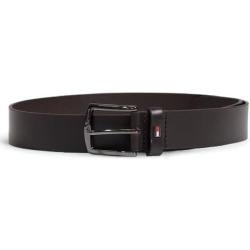 Riem Tommy Hilfiger Klassieke bruine leren riem