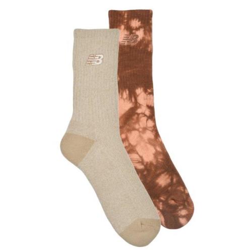 Sokken New Balance TIE DYE MIDCALF SOCKS 2 PACK