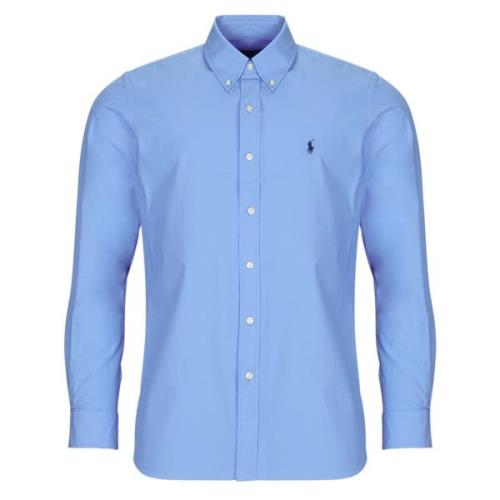 Overhemd Lange Mouw Polo Ralph Lauren CHEMISE COUPE DROITE EN POPLINE ...