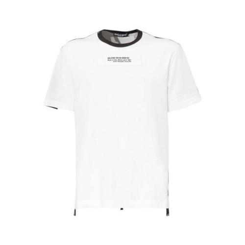 T-shirt D&amp;G Geborduurd logo camouflageprint katoenen T-shirt