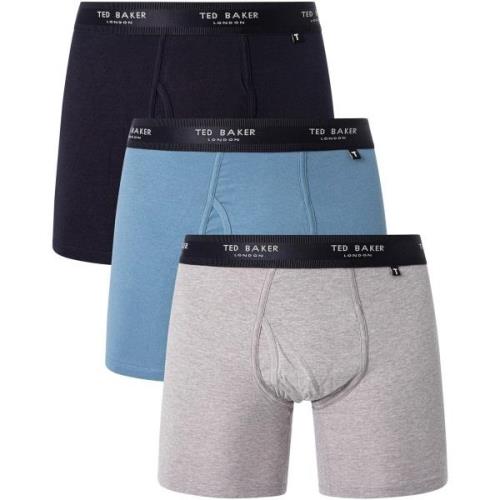 Boxers Ted Baker Katoenen Stretch-Boxershorts Met 3 Pakken