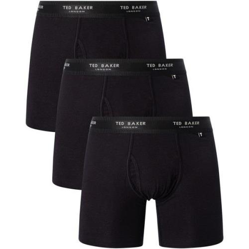 Boxers Ted Baker Katoenen stretch-boxershorts met 3 pakken