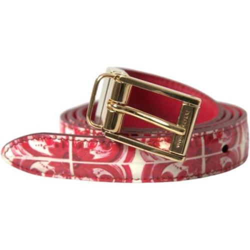 Riem D&amp;G Sicilie Leren Riem