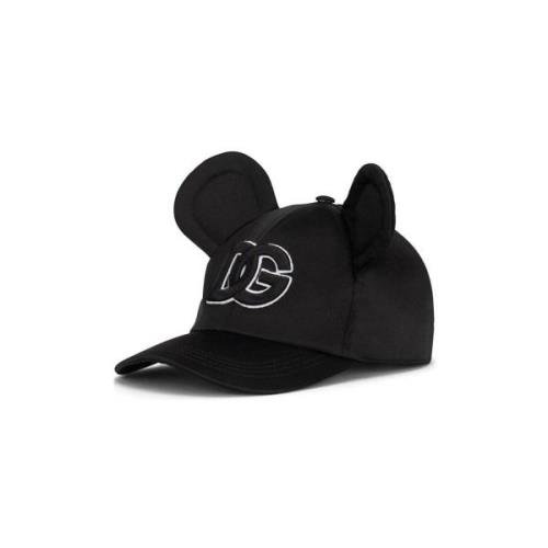 Hoed D&amp;G Geborduurde baseballpet met Mickey Mouse-oren