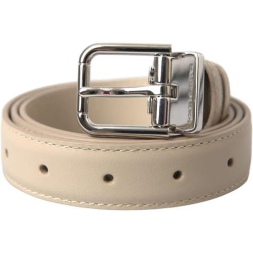 Riem D&amp;G Lederen metalen gesp riem