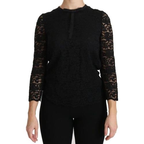 Overhemd D&amp;G Kanten blouse met lange mouwen