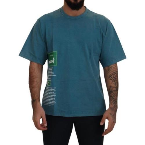 T-shirt D&amp;G Mens Graphic Print TShirt - Teal