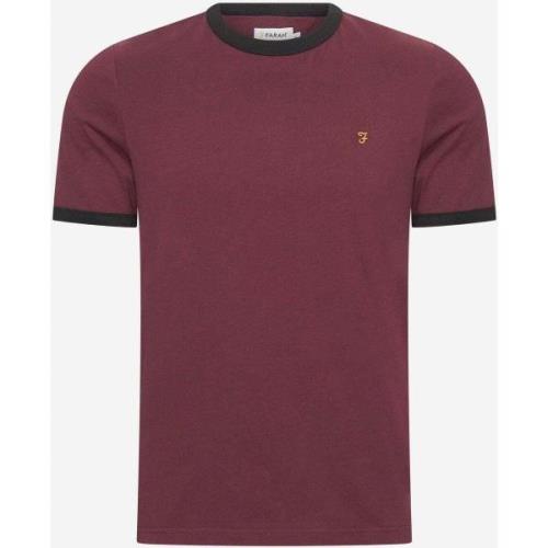 T-shirt Farah Groves reg ringer