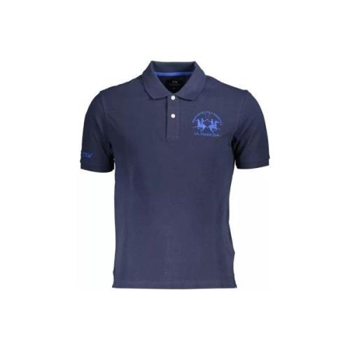 T-shirt La Martina marineblauw poloshirt voor heren