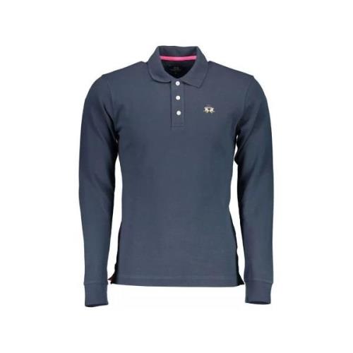 T-shirt La Martina poloshirt met lange mouwen voor heren