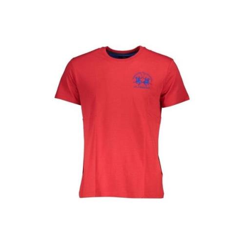 T-shirt La Martina Geborduurd T-shirt met ronde hals