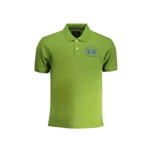 T-shirt La Martina Poloshirt met korte mouwen en contrasterende detail...