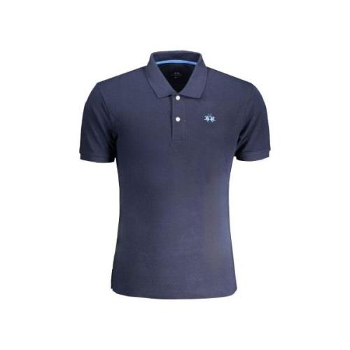 T-shirt La Martina Geborduurd poloshirt met twee knopen