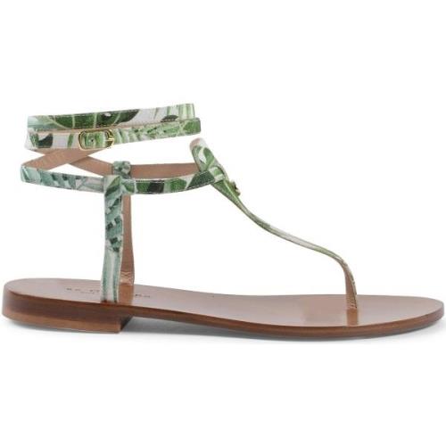 Teenslippers Dee Ocleppo Capri-sandalen met palmprint