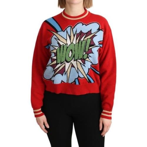 Sweater D&amp;G Wow Trui voor Dames - Rood