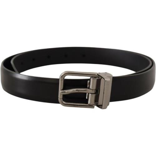 Riem D&amp;G Metalen Logo Gesp Riem