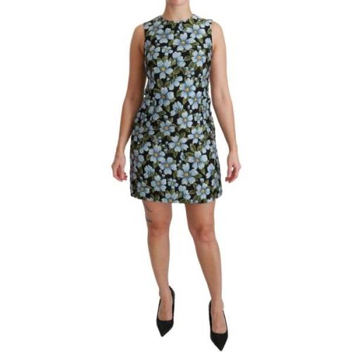 Jurk D&amp;G Bloemen brokaat shift jurk